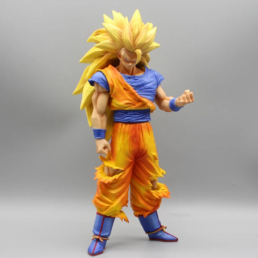 Figurine Générique Goku Super Saiyan 3 - Dragon Ball Z - Bras Interchangeables 32cm